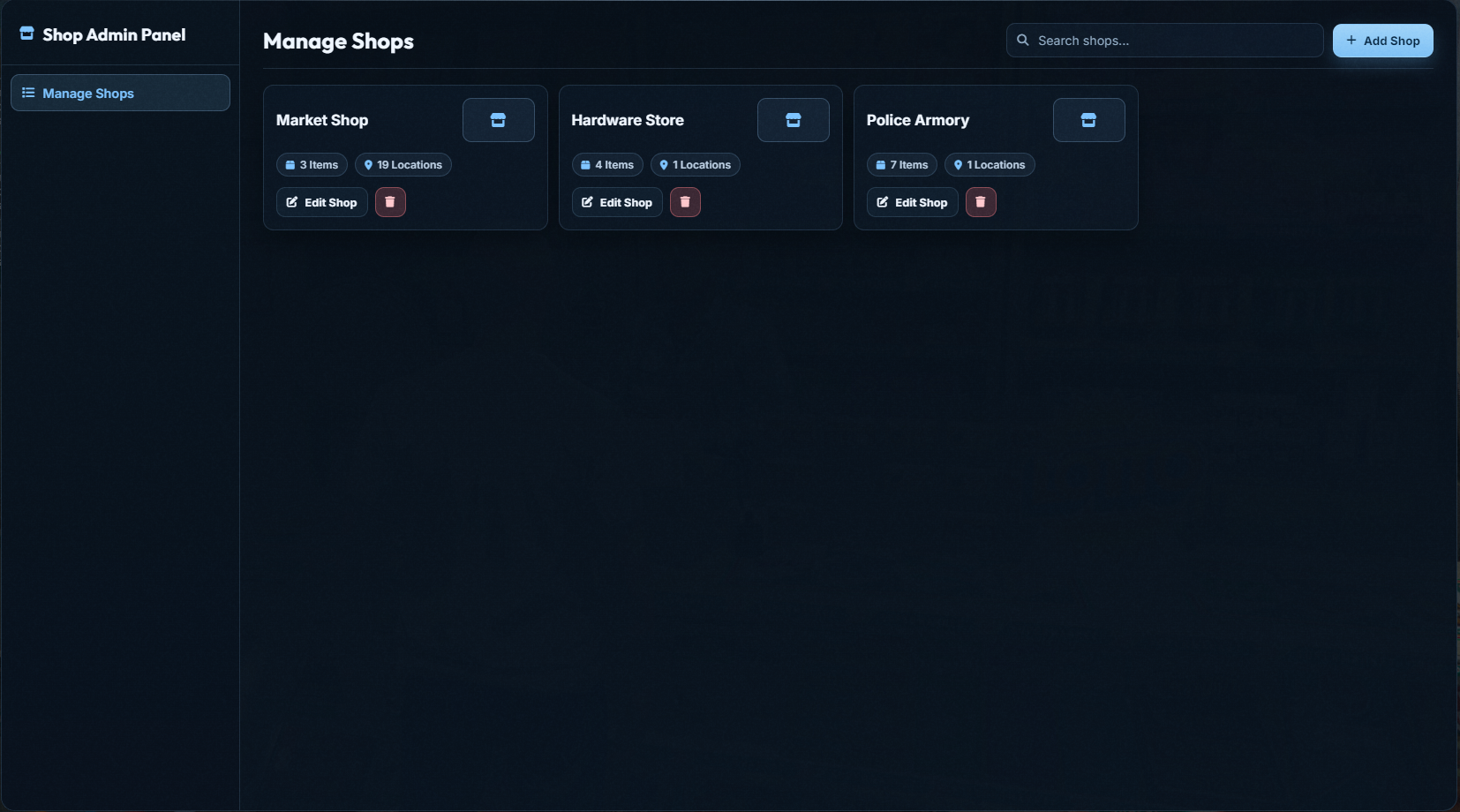 Advanced Shops Creator