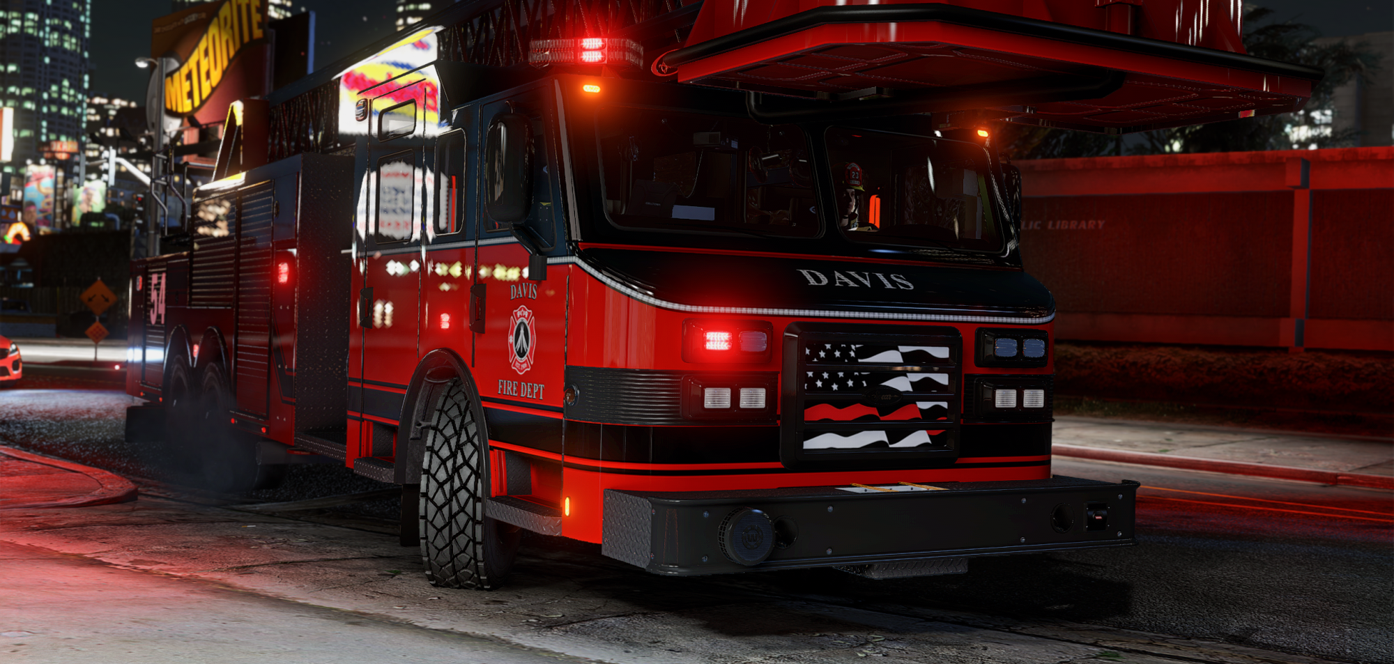 Spear Impulse Aerial Ladder Fire Truck