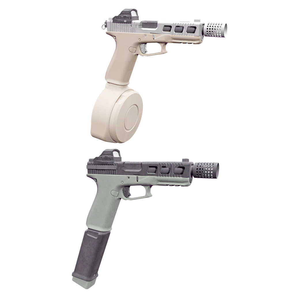 Glock 21 Tan and Green