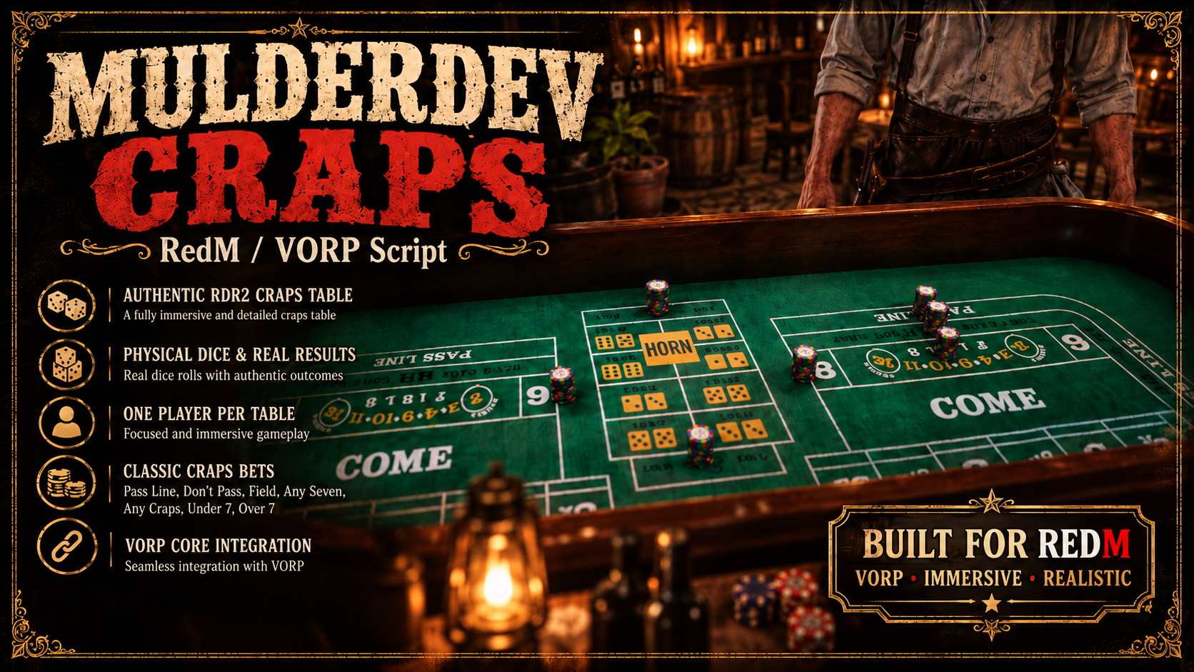 MulderDev Craps