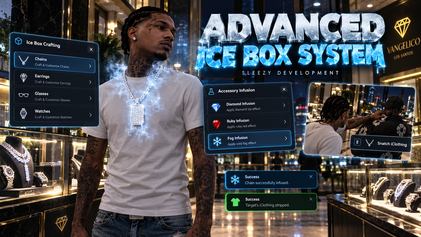 Sleezy Development • Advanced Ice Box System (ESX, QBCore, Qbox, & Standalone)