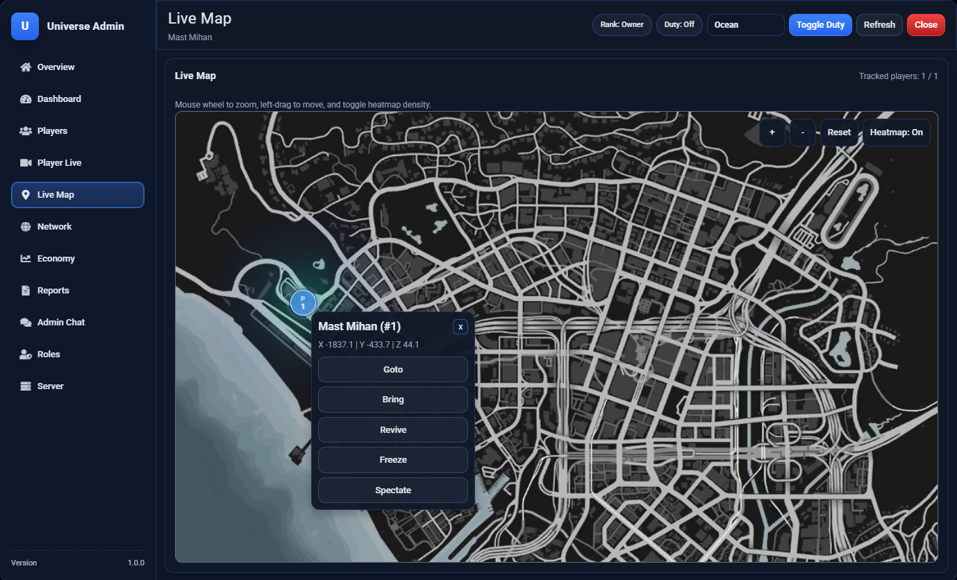ADMIN MENU