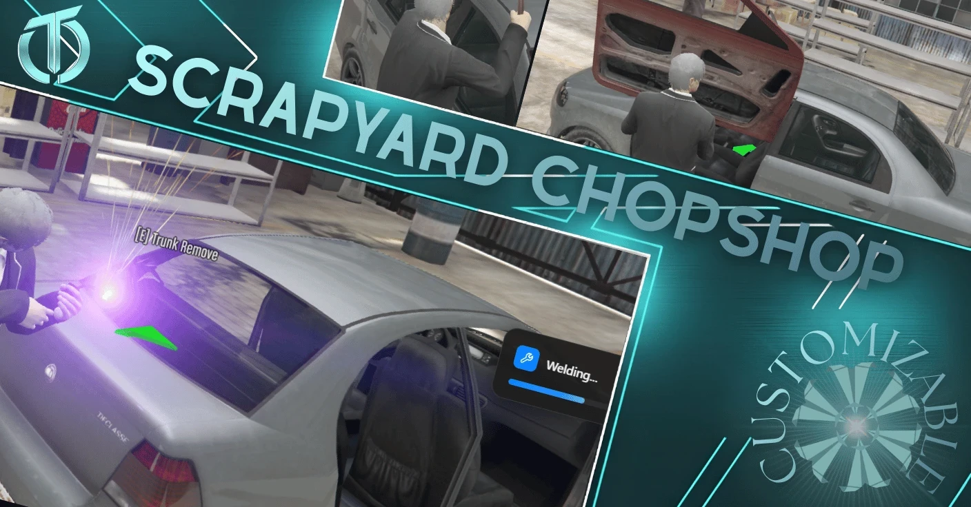 SCRAPYARD - CHOPSHOP [QB-QBX-ESX] [OPENSOURCE]