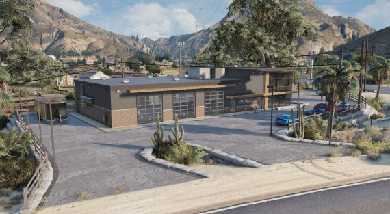 Sandy Modern Garage 1