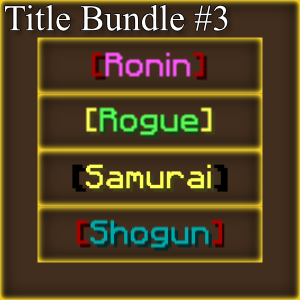 Title Bundle Set #3