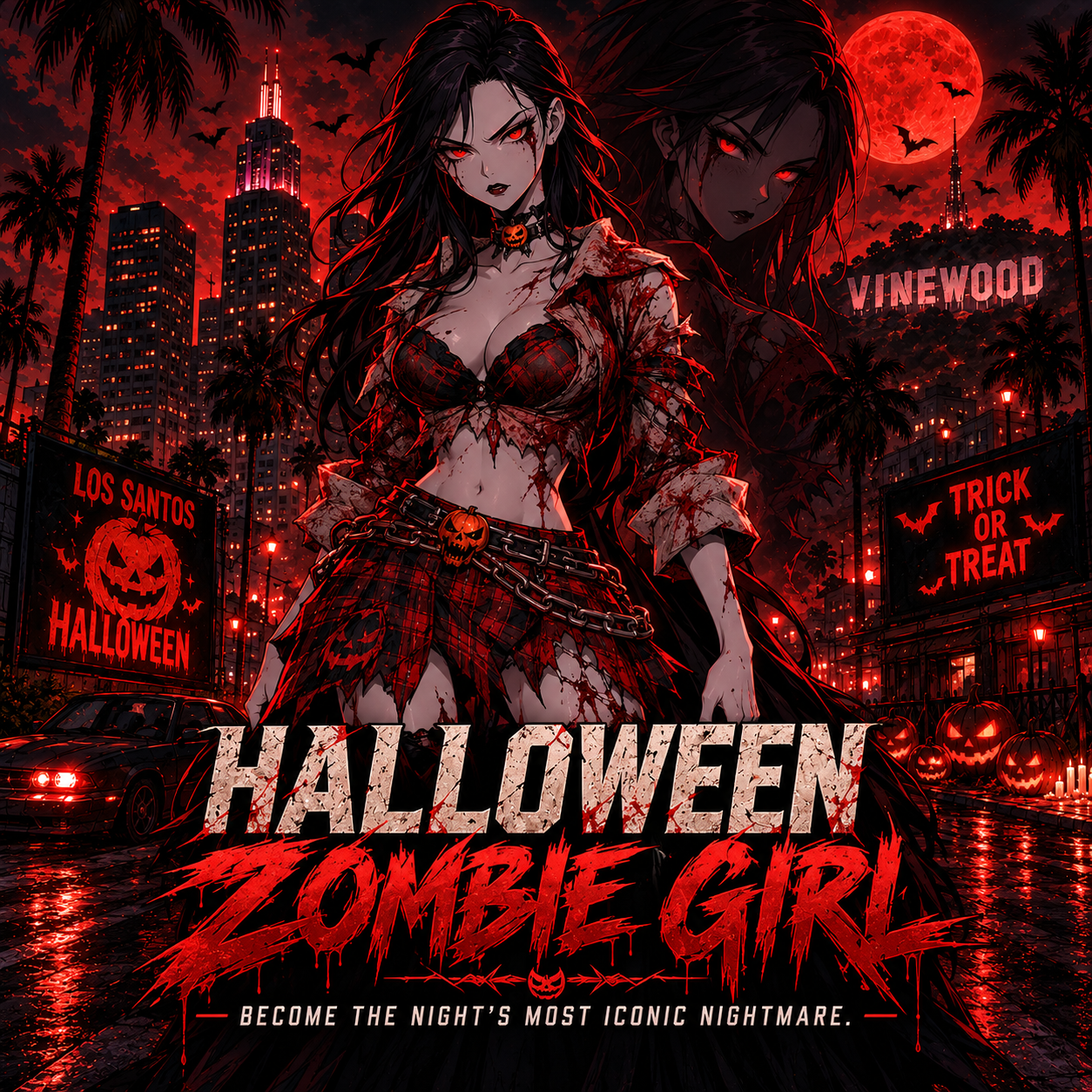 🧟‍♀️ Halloween Zombie Girl — FREE