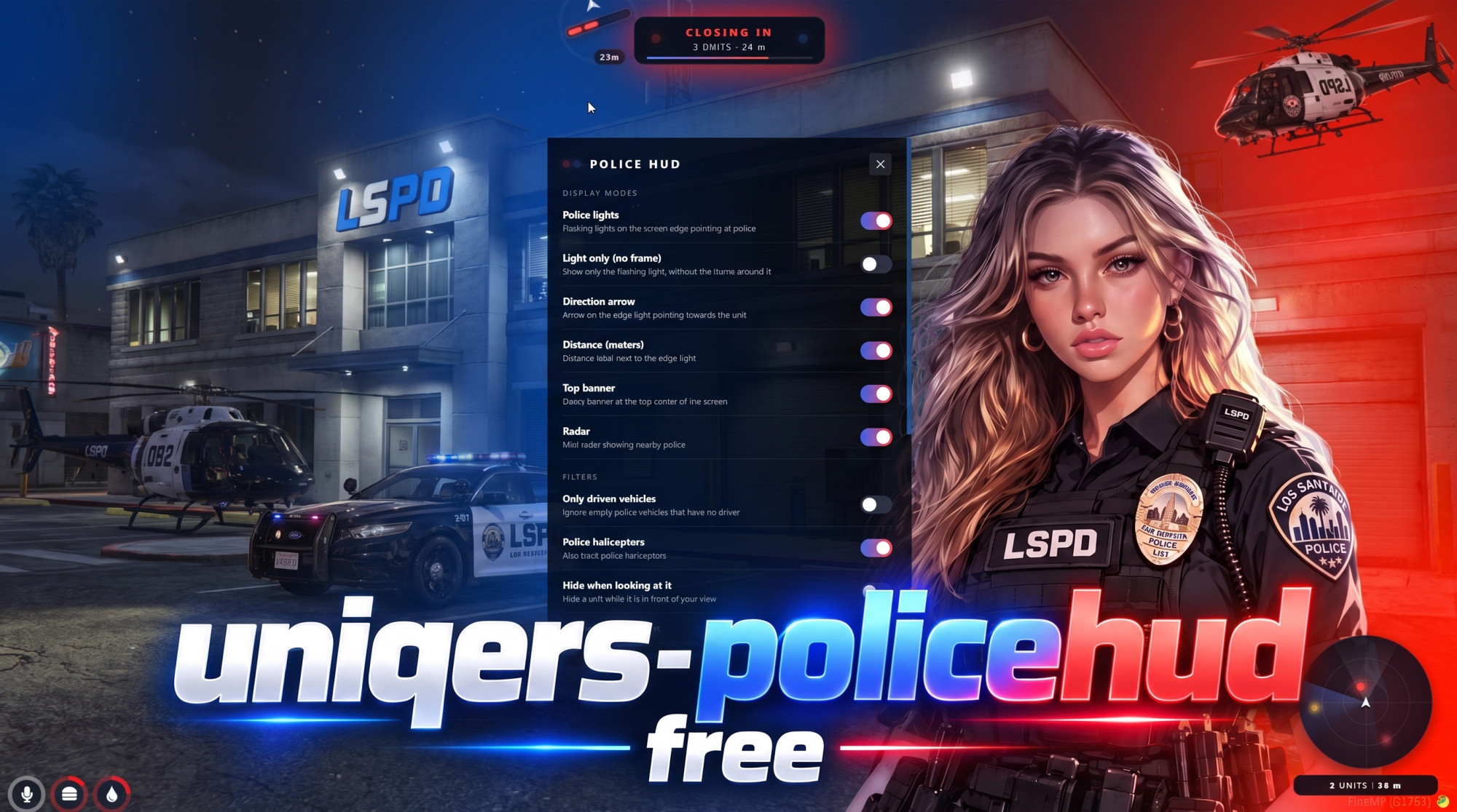 uniqers-policehud STANDALONE