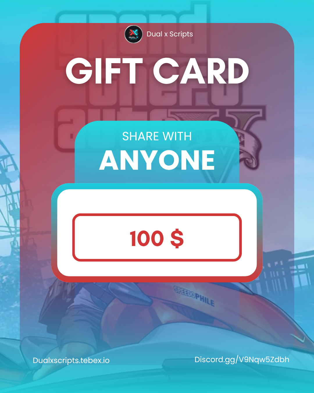 100$ Gift Card
