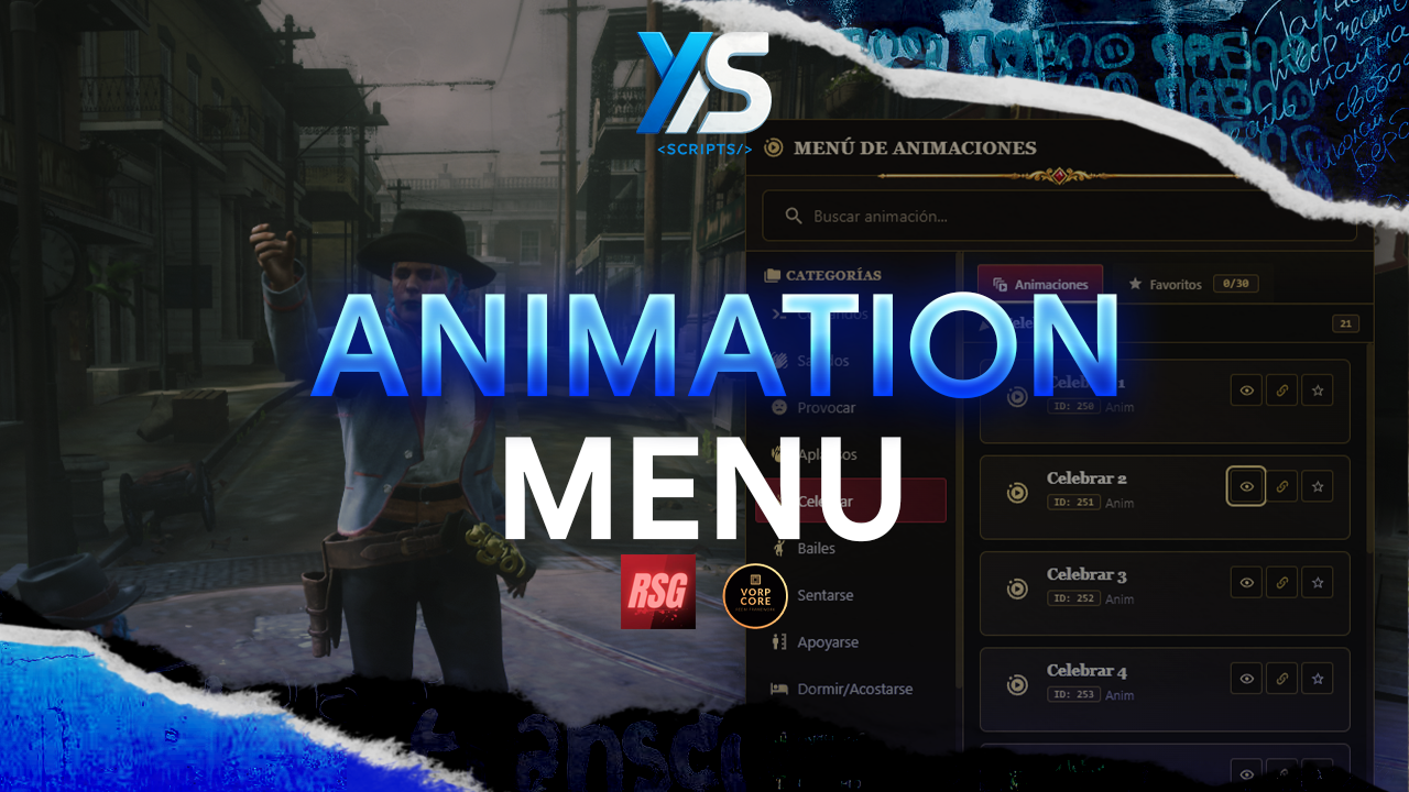 Animation menu
