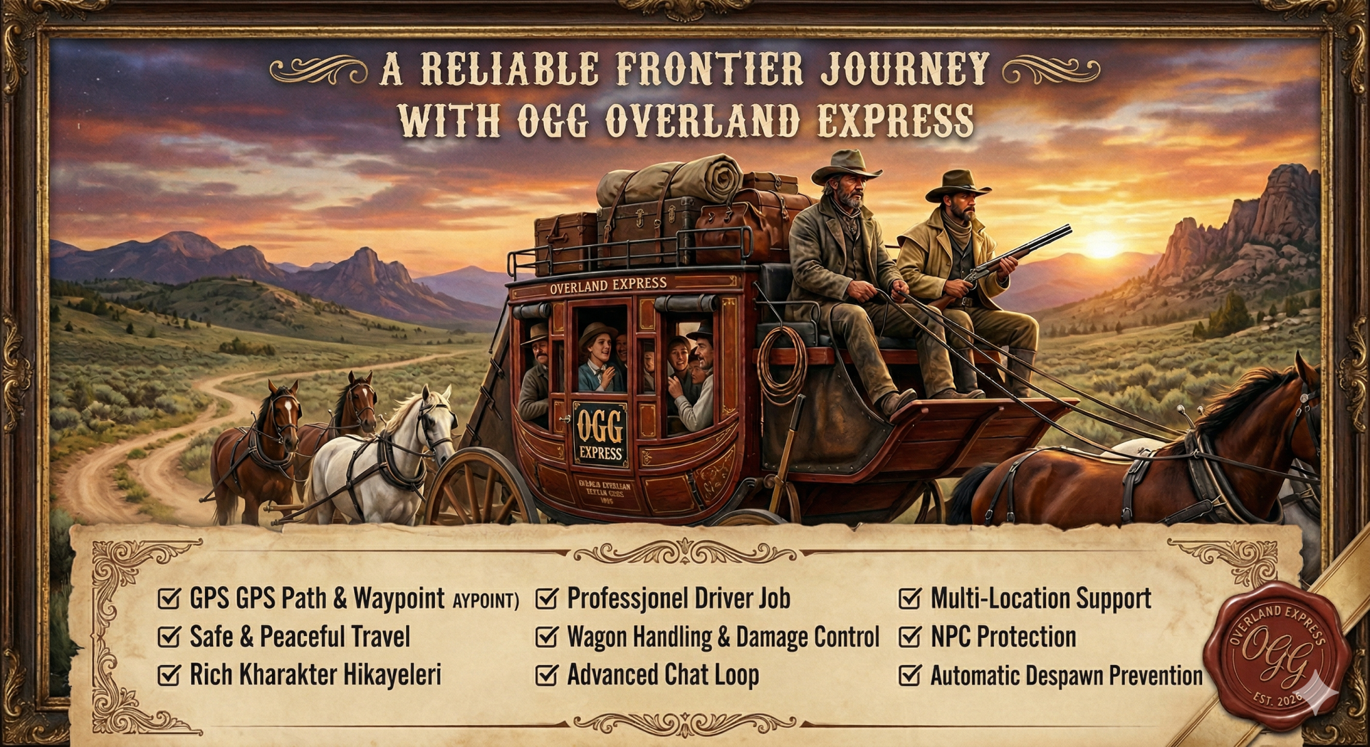 OGG Overland Express - The Ultimate Immersive Travel System