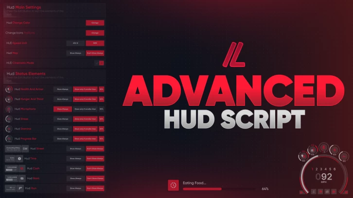 Advanced Hud — FiveM script thumbnail