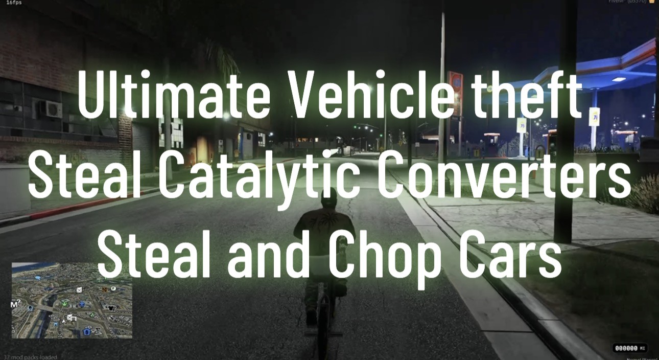 Ultimate Vehicle Theft / Chop Shop Script   | ESX | QBCORE| STANDALONE |