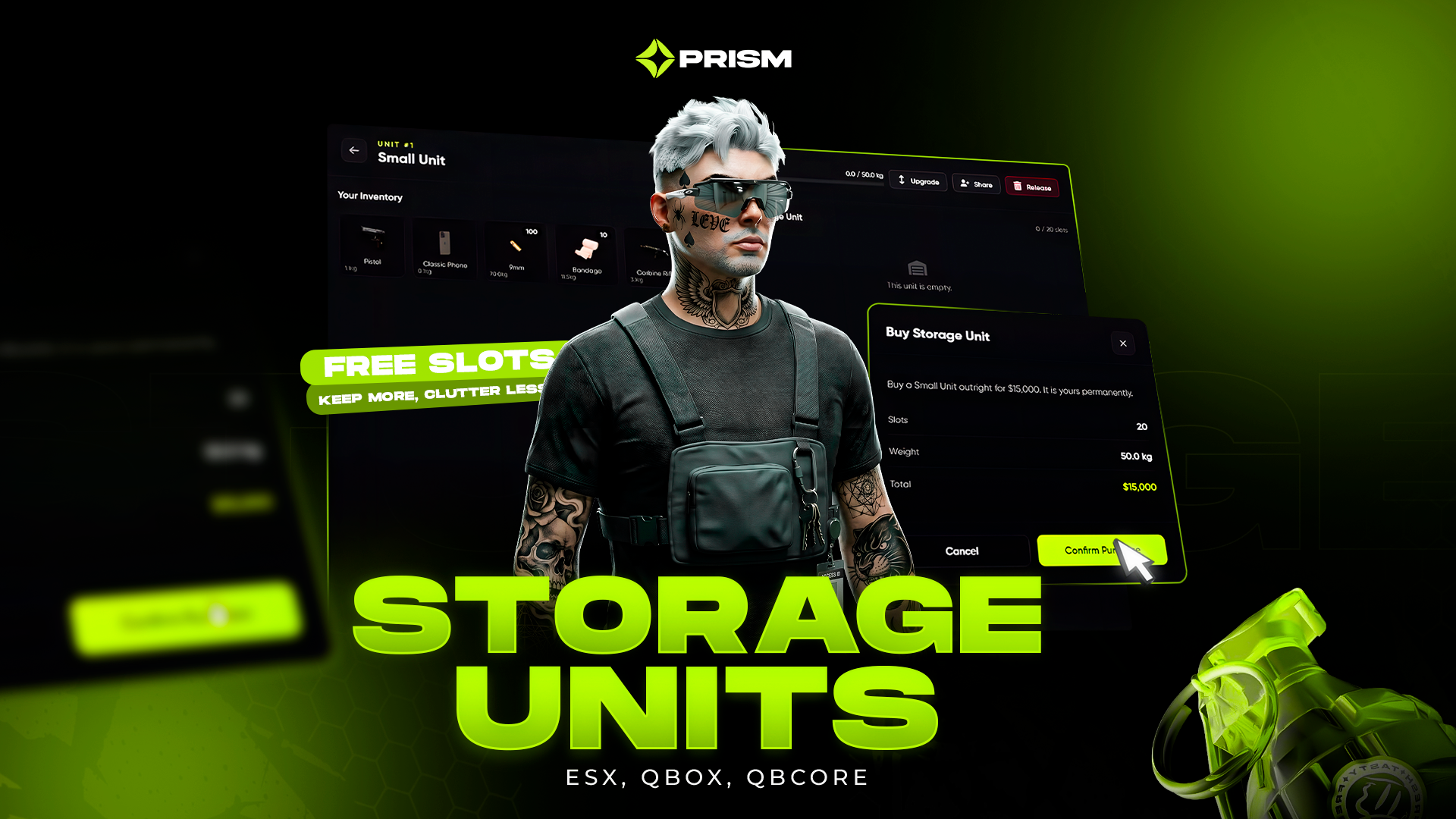 Prism - Storage Units