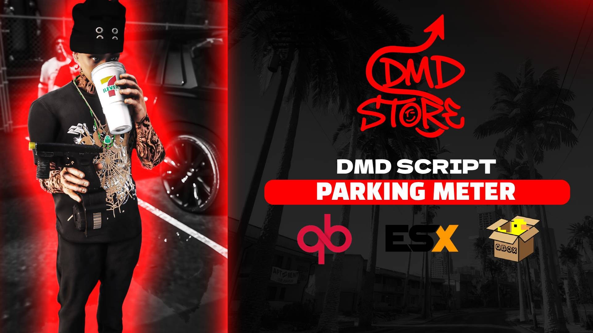 DMD Store Parking Meter System | Parking Tickets & Robbery | QB ESX