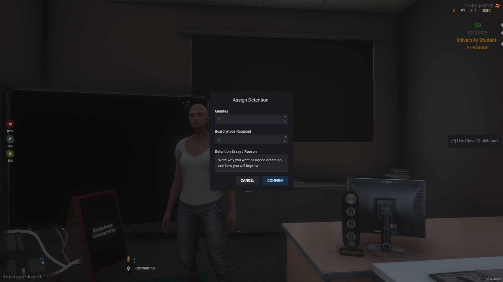 Advanced University/School  [ESX/QB/QBOX]