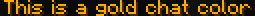 Gold Chat Color