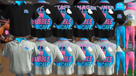 Bubble Cafe Uniform 3 [M+F]