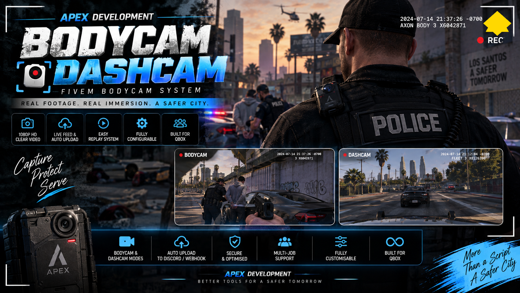 Bodycam / Dashcam — FiveM Bodycam System