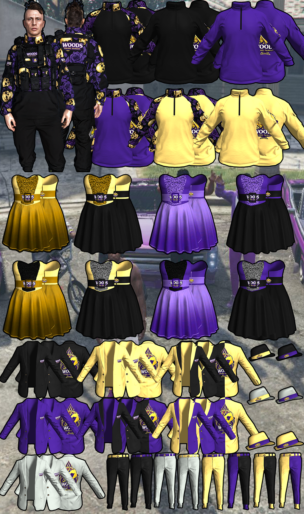Woods Crime Family Bundle v2