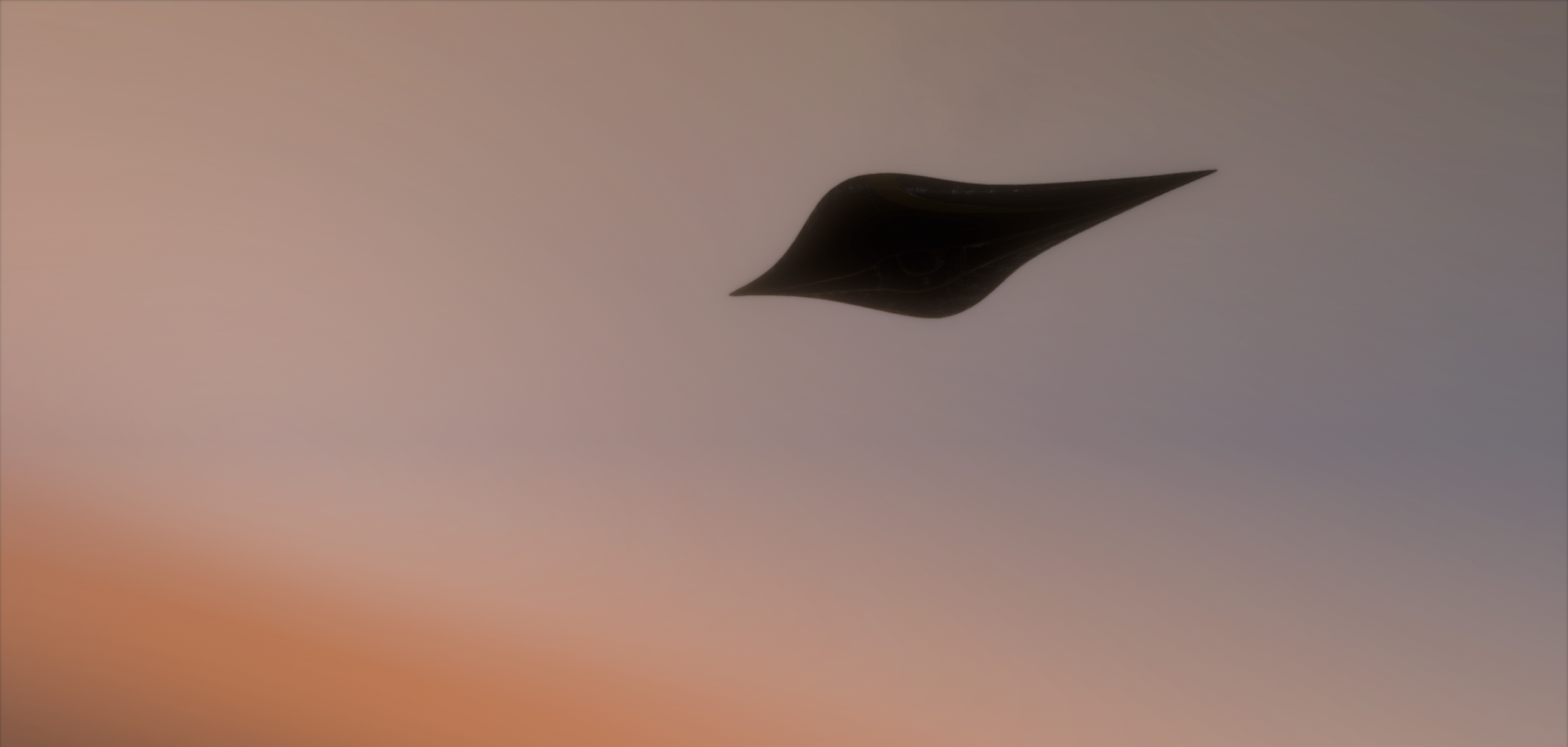 Alien Spaceship UFO - Eye of Chiliad