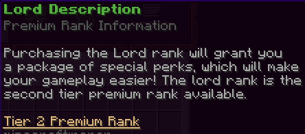 Lord Rank  [RPG+Survival]