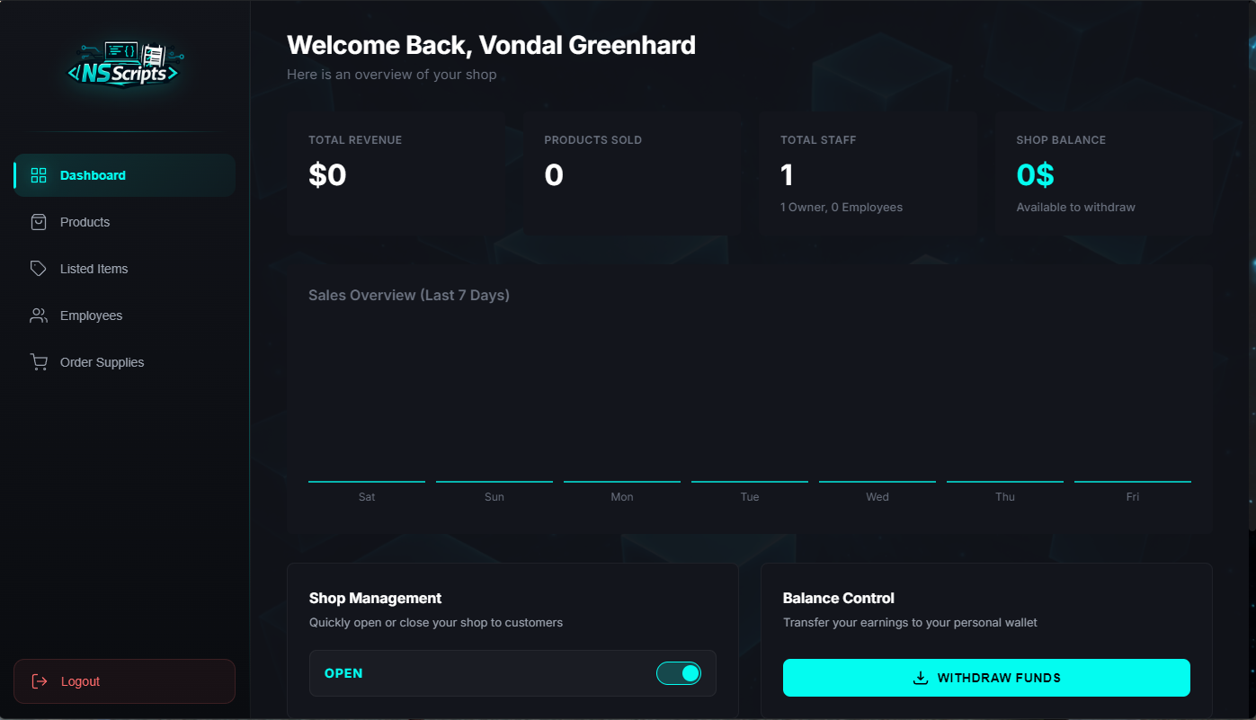 Advanced Player Owned Shop Screenshot 4