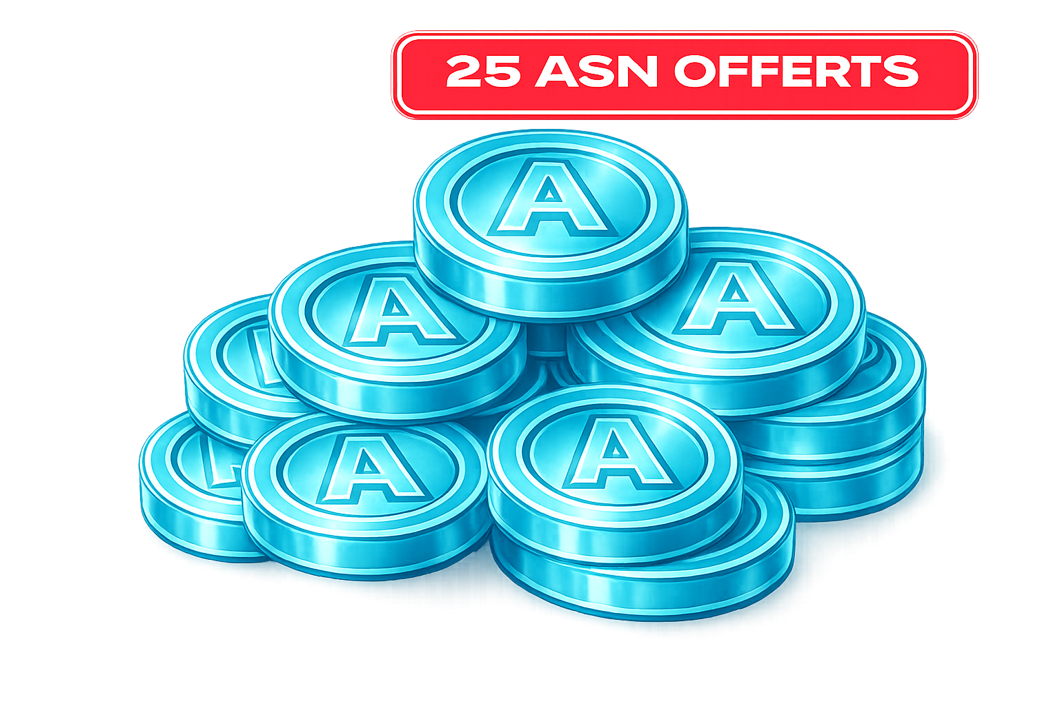 300 + 25x COINS ASN