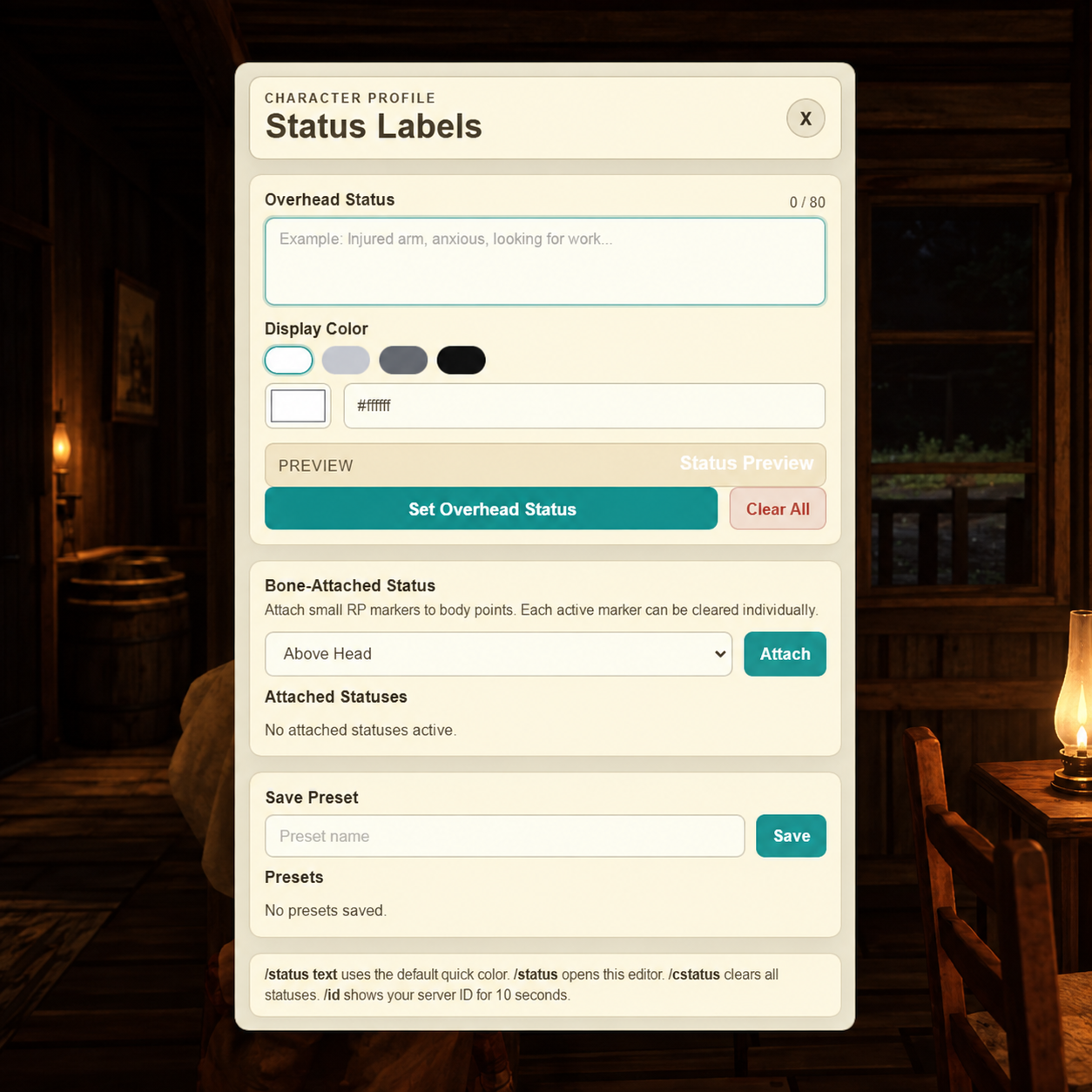 BHG Status Labels preview