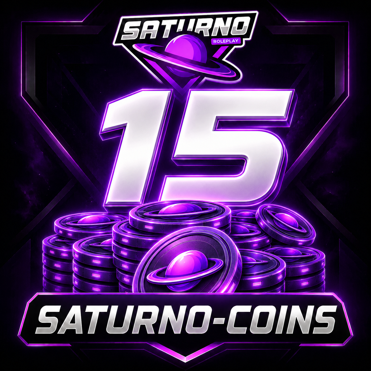Pack: 15 Saturno Coins