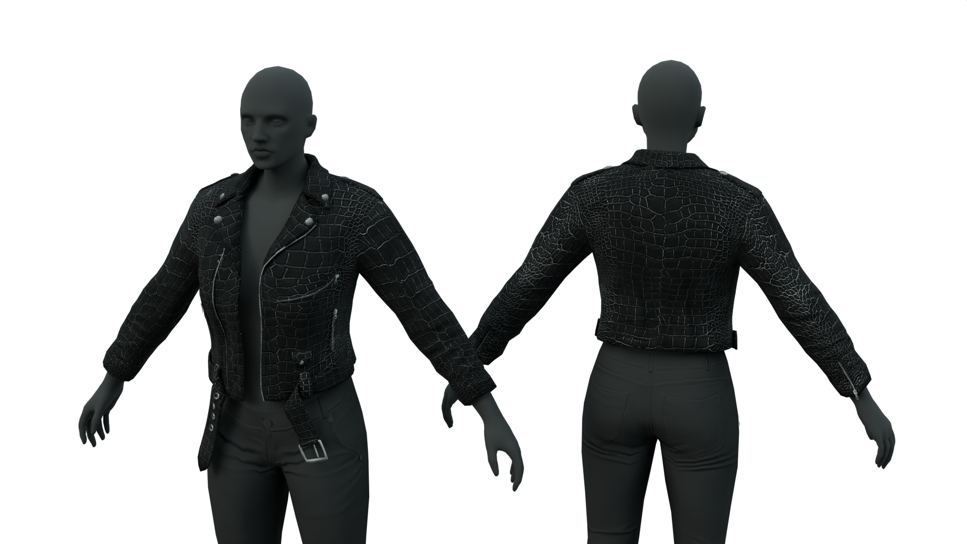 Gator Jacket FiveM 3D Clothing Assets – Outfit-Vorschau 3