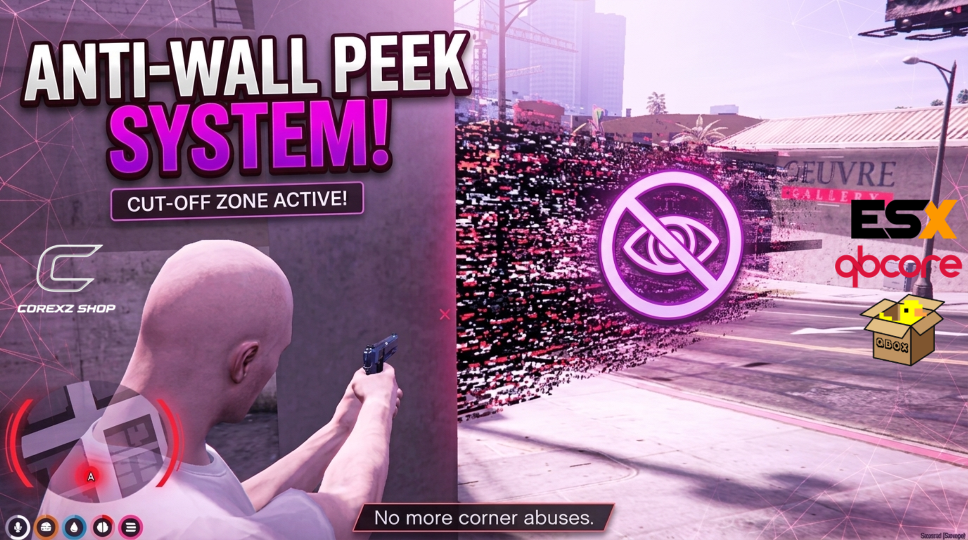 Anti Wall Peek System