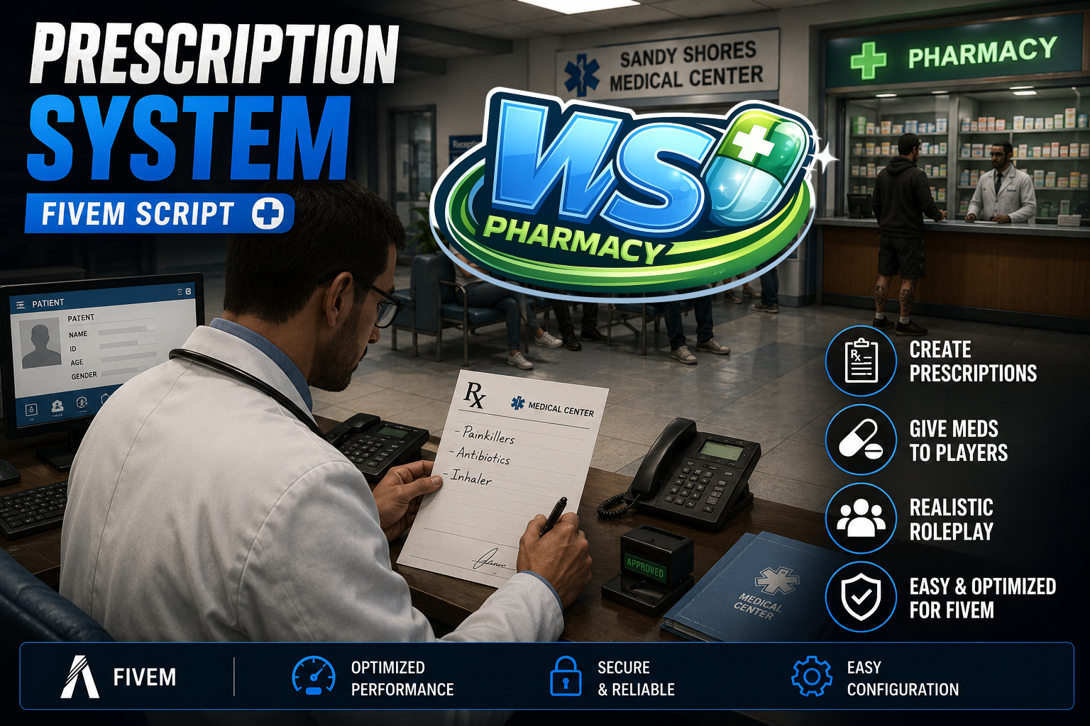 WS PHARMACY | QBCORE ESX