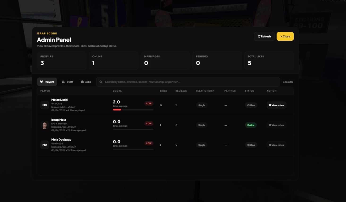 Profiles Screenshot 8