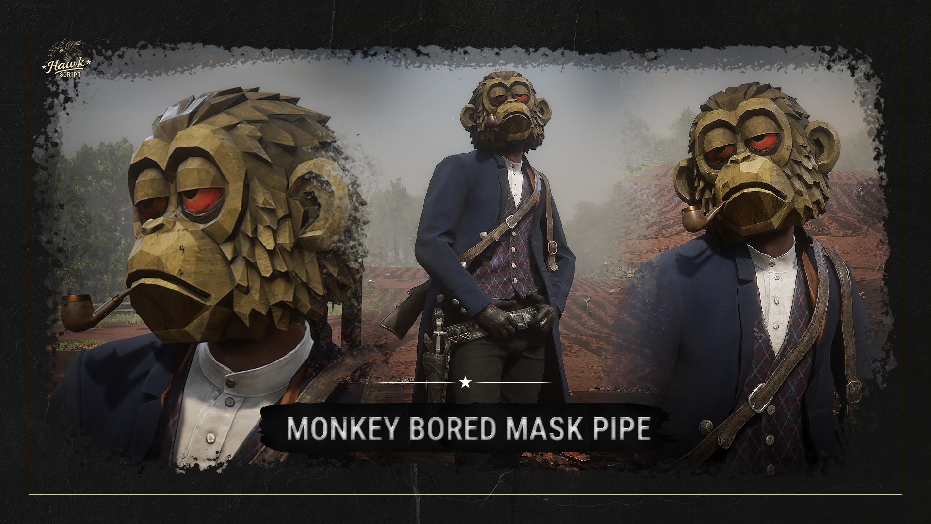 Hawk Prop Monkey Bored Mask