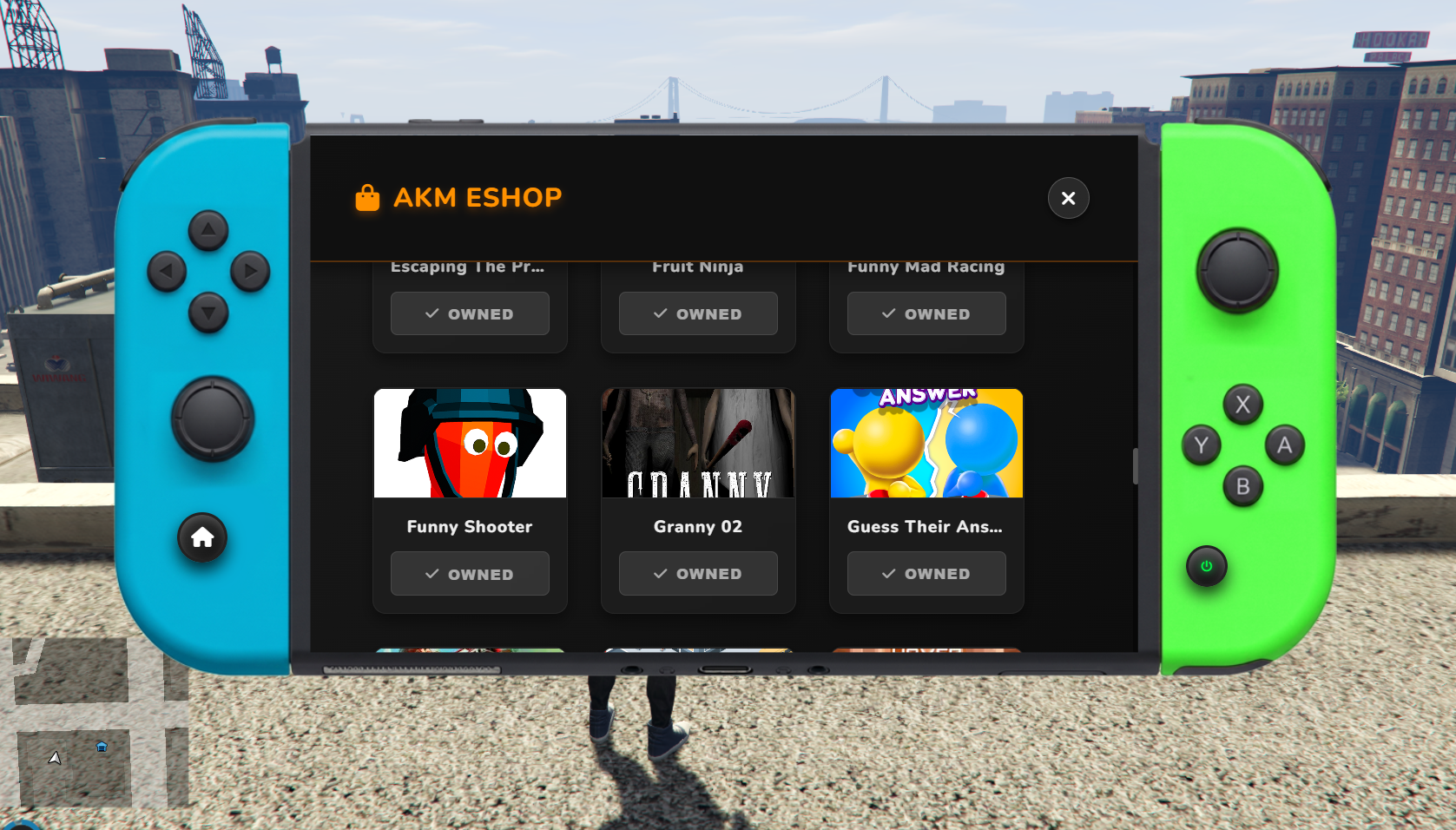 AKM Gamepad Script (QBCore, ESX & Qbox)