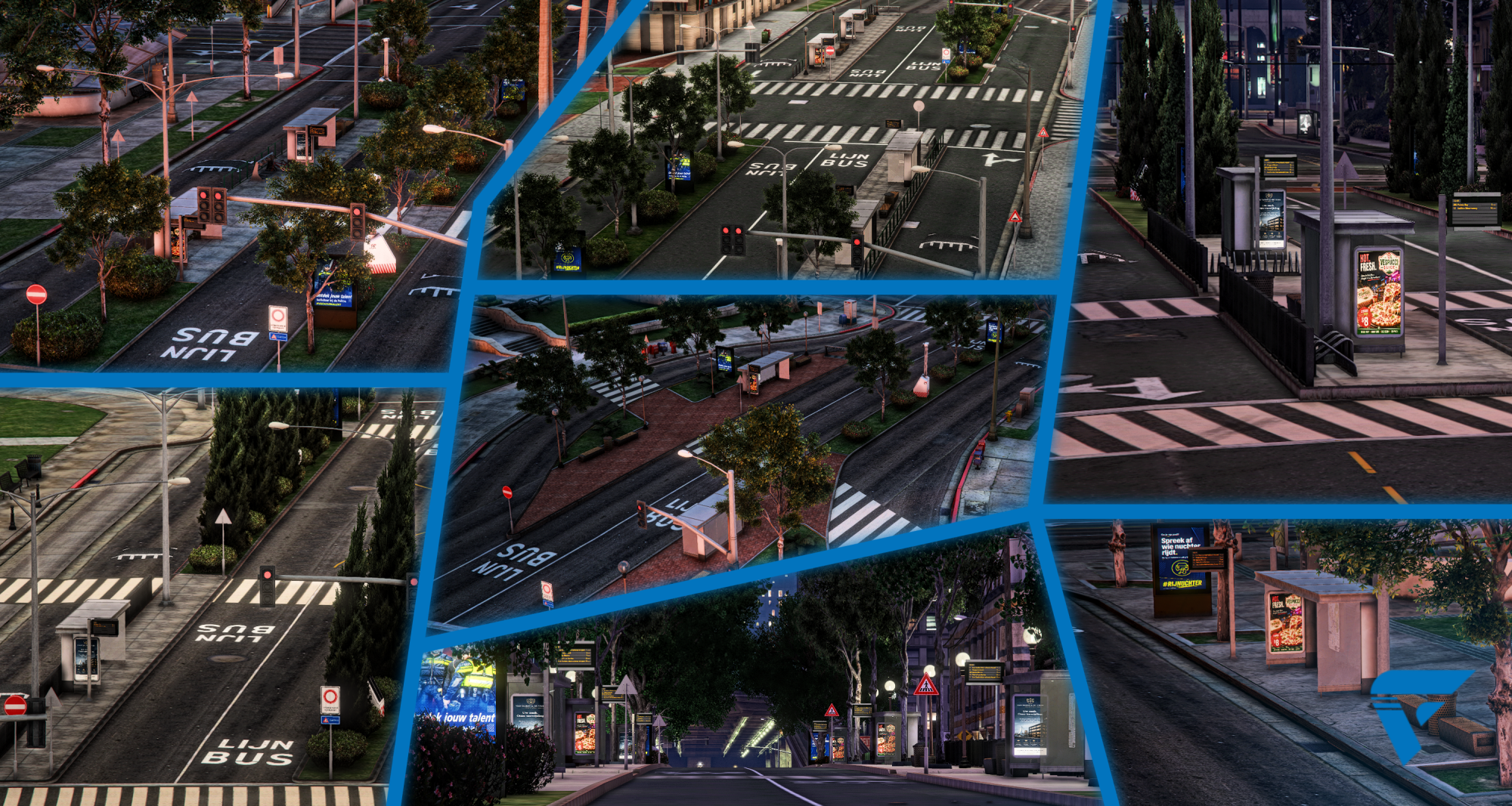 Bus Lanes – 7 Locations