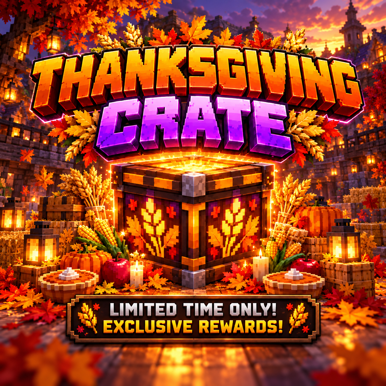 10x THANKSGIVING Crate Keys