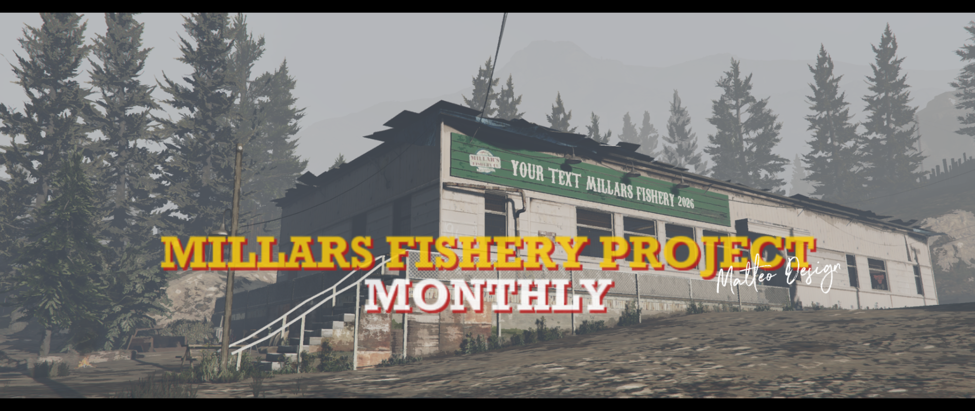 FIVEM | MILLARS FISHERY PROJECT  | CLUBHOUSE | + WAREHOUSE MLO | + UNIQUE VEHICLE | MONTHLY