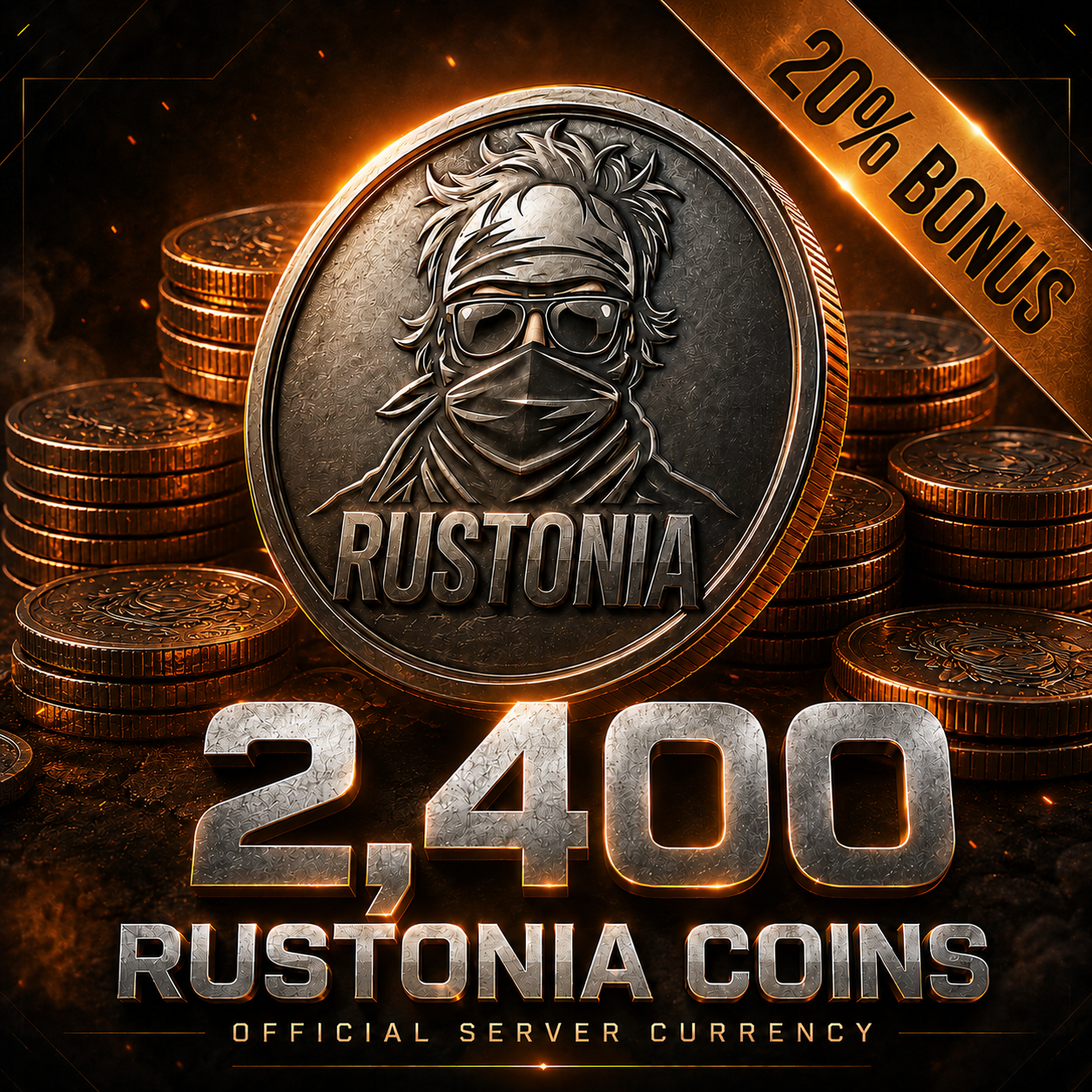 2400 RUSTONIA COINS