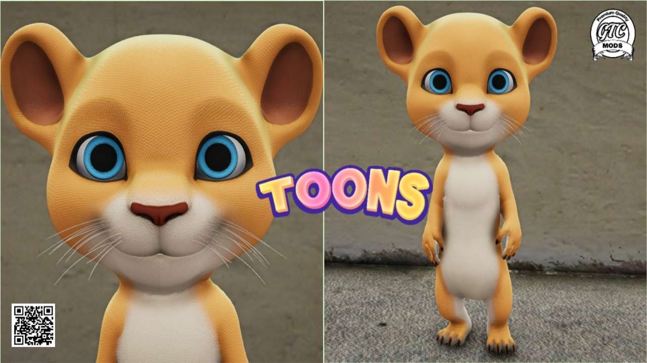 Cute Mini Lioness Ped (Add-On)