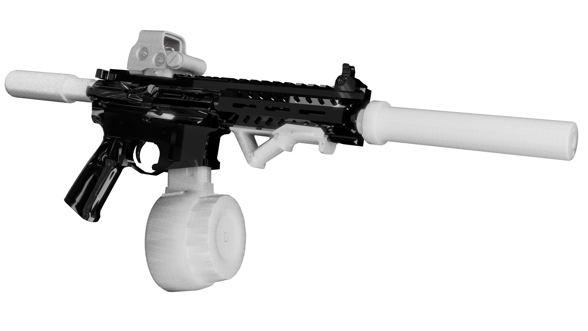Fivem M4 WHITY DIAMOND