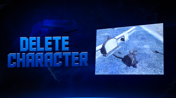 HC |  Delete Character  o CK !