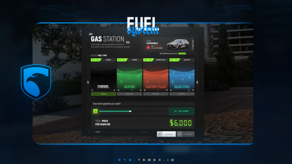 Open Source FiveM Advanced Fuel Script
