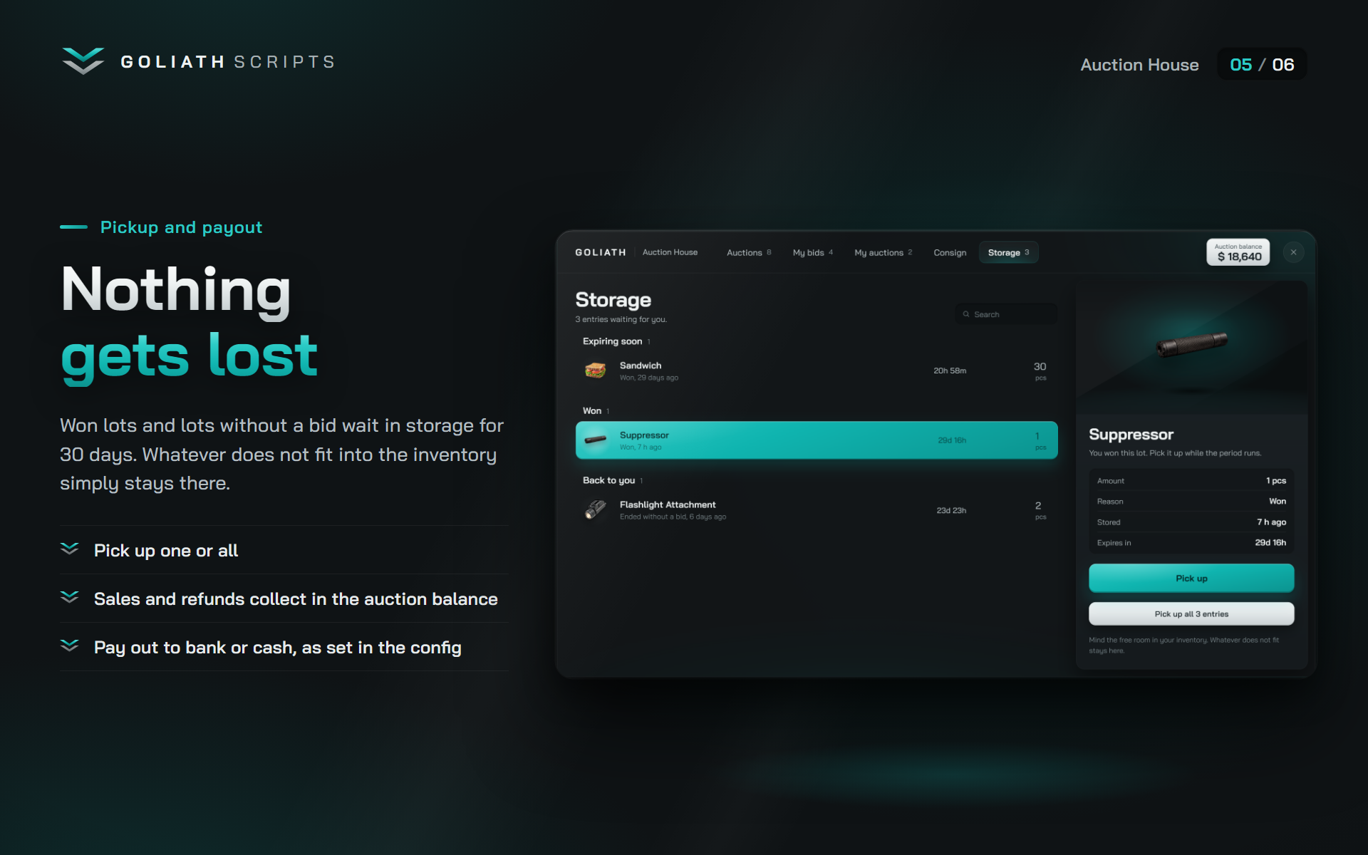 Auction House FiveM script, screenshot 5