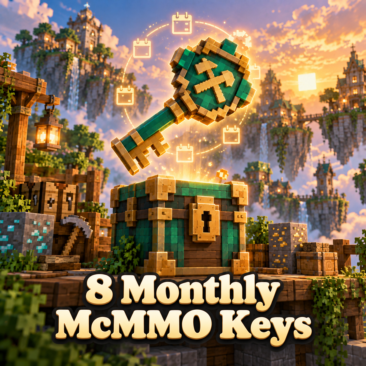 8 Monthly McMMO Keys
