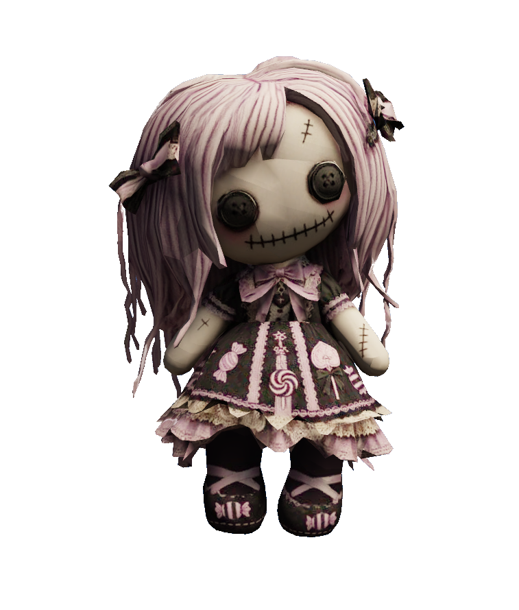Cursed Doll Plush (Rosa)