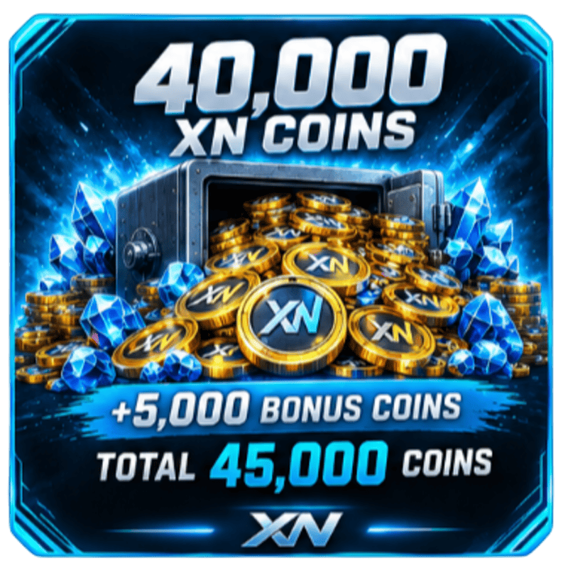 40,000 XN Coins + 5,000 Bonus