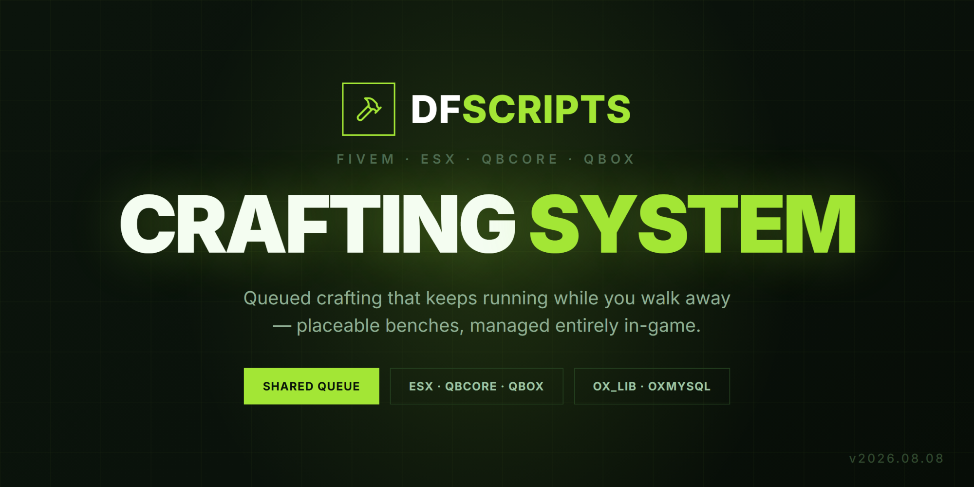 Crafting - Early Access