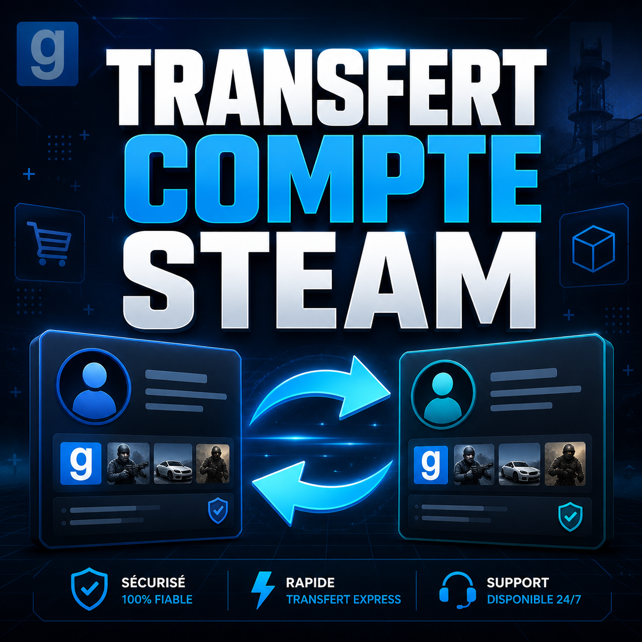 TRANSFERT DE COMPTE