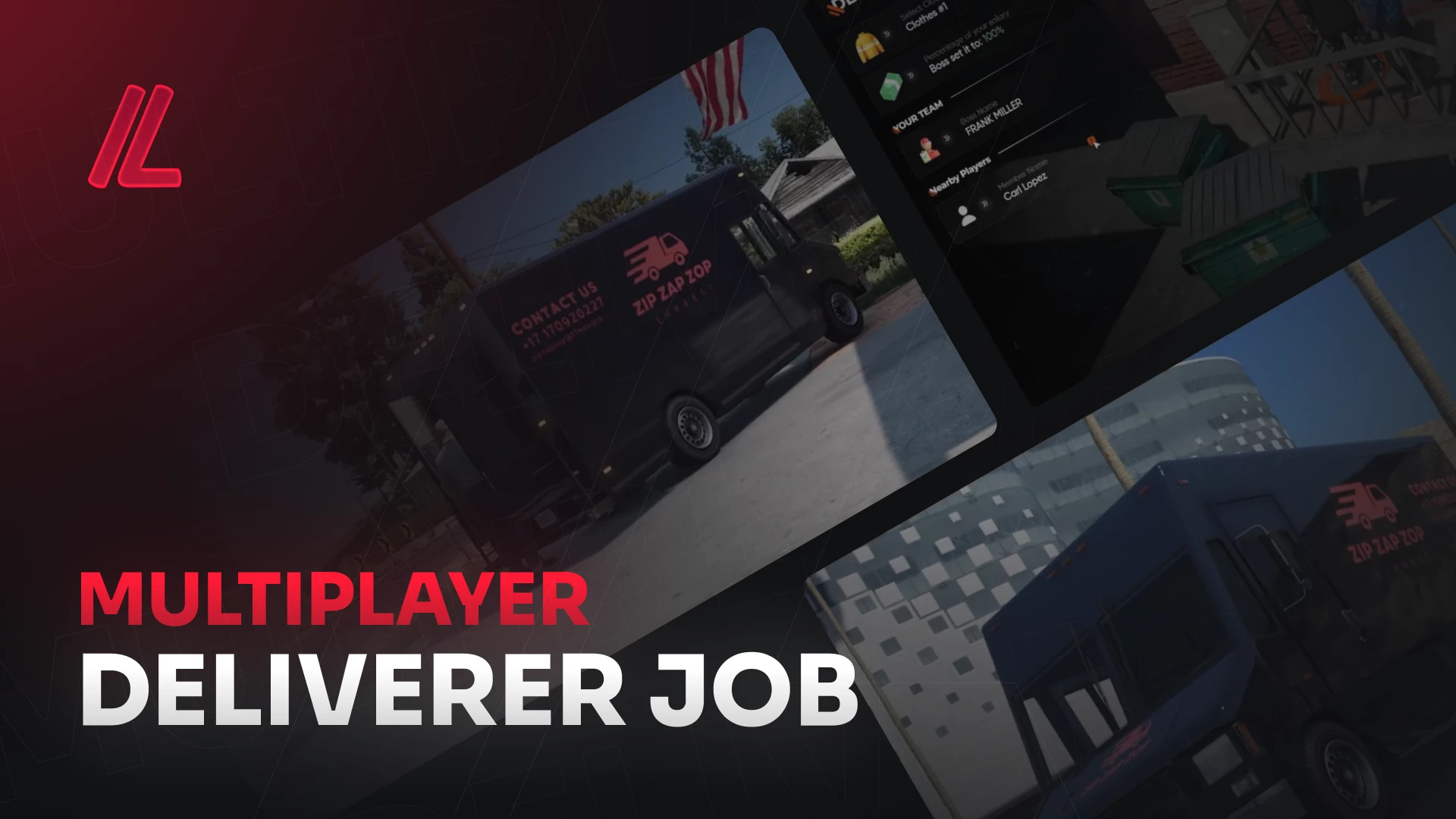 Multiplayer Deliverer Job — FiveM script thumbnail